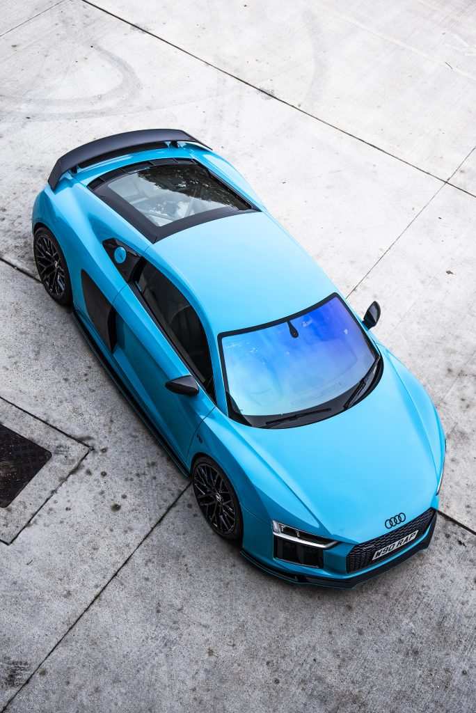 blue audi